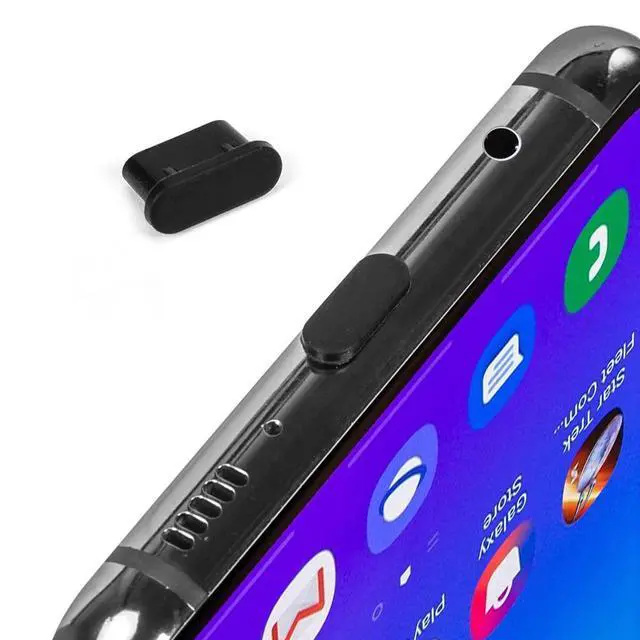 Alt view image 5 of 6 - USB C Cover, 10 Pack Type C Dust Plug Charger Port Protector for iPhone 17 16 15 Pro Max, Samsung Galaxy S26, S24, S23, S22 Ultra S21, All USB C Devices & MacBook Laptop