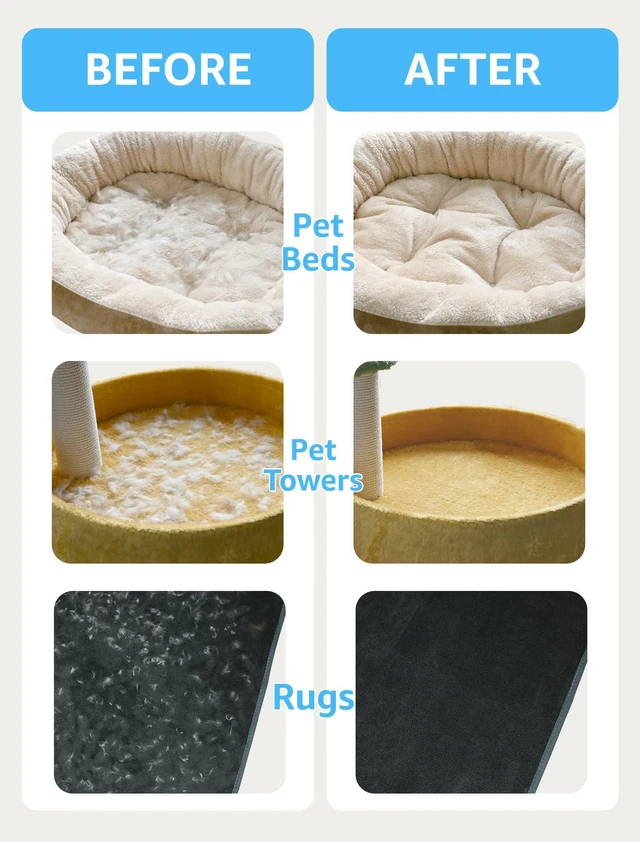 Alt view image 6 of 6 - 1 PCS Pet Hair Removal Tool - Lint Remover, Carpet Scraper & Shaver for Carpets - Dog & Cat Hair Remover with Carpet Rake for Car,Rugs,Couch,Furniture - Fur Cleaner Tool