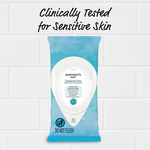 Alt view image 3 of 6 - Summer's Eve Gentle Feminine Wipes, Fragrance Free, 32 Count