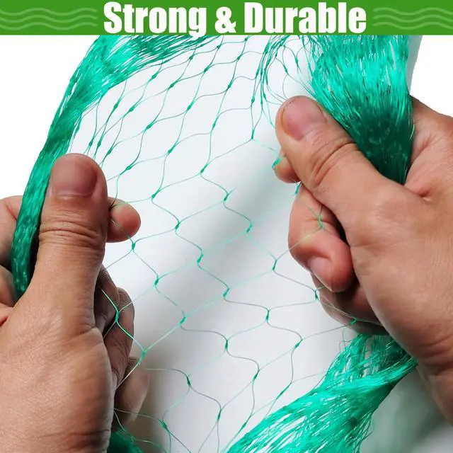 Alt view image 2 of 7 - Bird Netting for Garden Protection Bird Fence Plant Netting Garden Garden Netting Mesh for Chicken Coop Deer Squirrels Poultry Protect Fruit Trees Vegetable 13x16.5ft