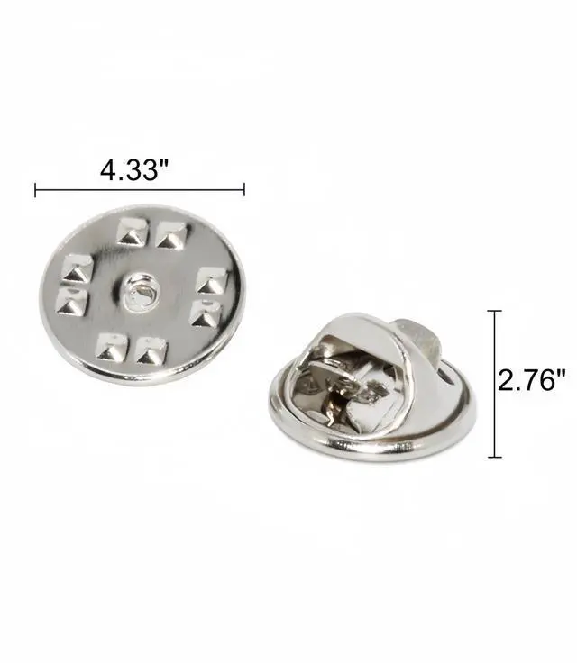 Alt view image 5 of 5 - Lock Pin Backs for Lapel Pins, 50 Pack
