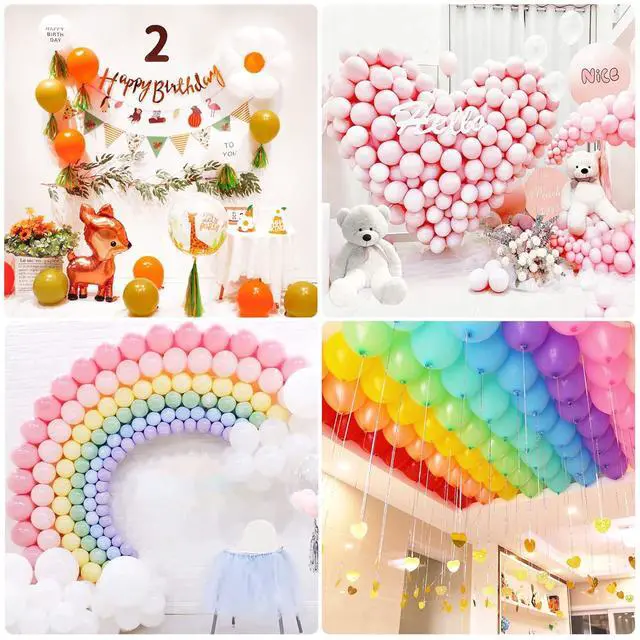 Alt view image 6 of 6 - HANWER Balloon Arch Kit, 4 Rolls Balloon Tape and 4 Rolls Glue Points Dots for Decorating Garland, Balloon Arch Strip for Party Wedding Birthday Decorations