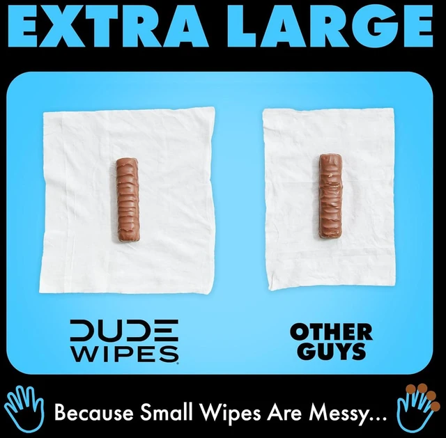 Alt view image 5 of 6 - DUDE Wipes Unscented Adult Flushable Travel Wipes, Camping, 18 Count