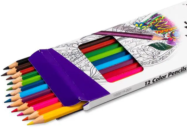 Alt view image 5 of 6 - Pentel Arts Colored Pencils, Assorted Colors, Set of 12 (CB8-12)