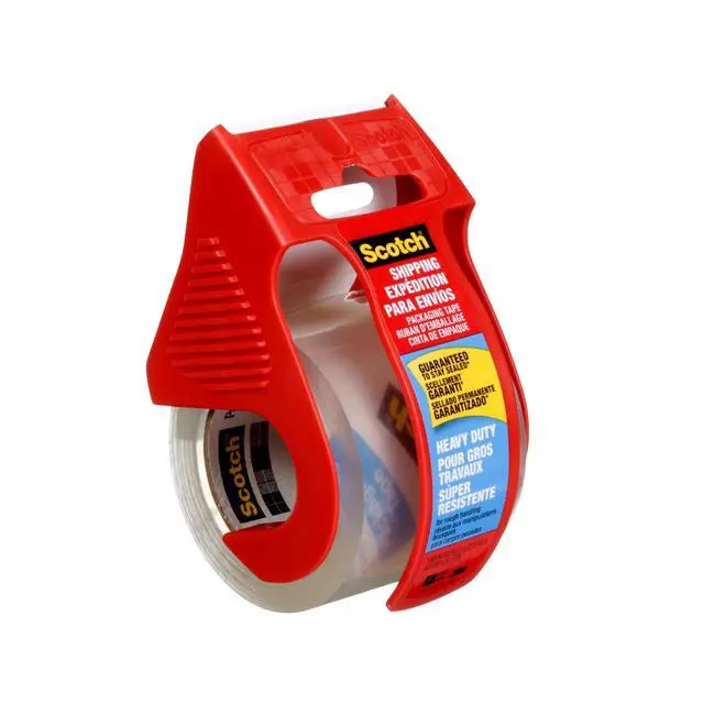 Alt view image 7 of 7 - Scotch Heavy Duty Packing Tape with Dispenser 1.88in x 800in