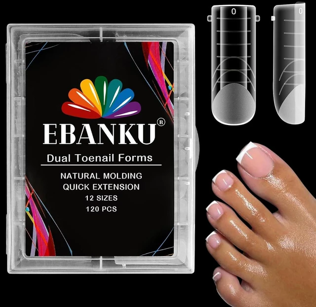 Main image of EBANKU Poly Gel Toenail Kit with Dual Reusable Nail Forms
