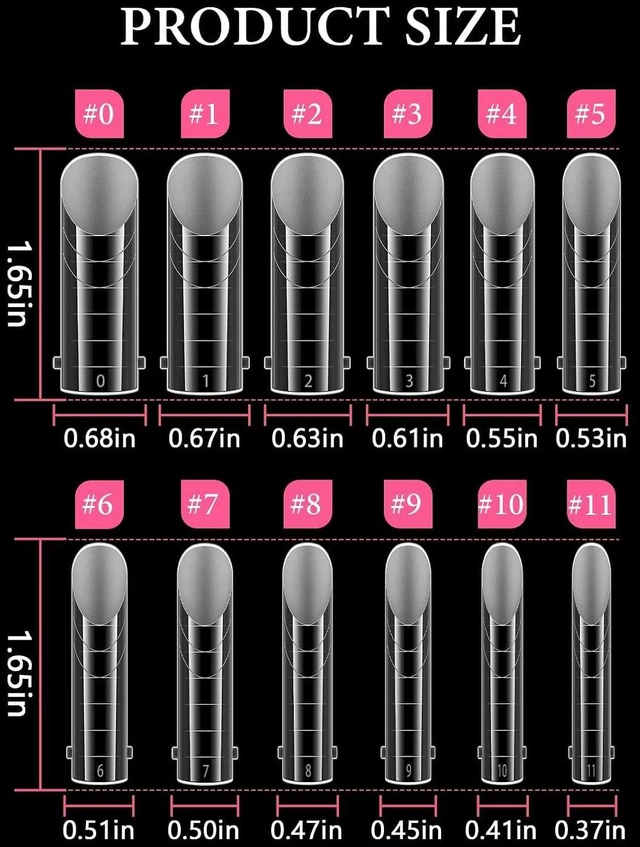 Alt view image 2 of 6 - EBANKU Poly Gel Toenail Kit with Dual Reusable Nail Forms