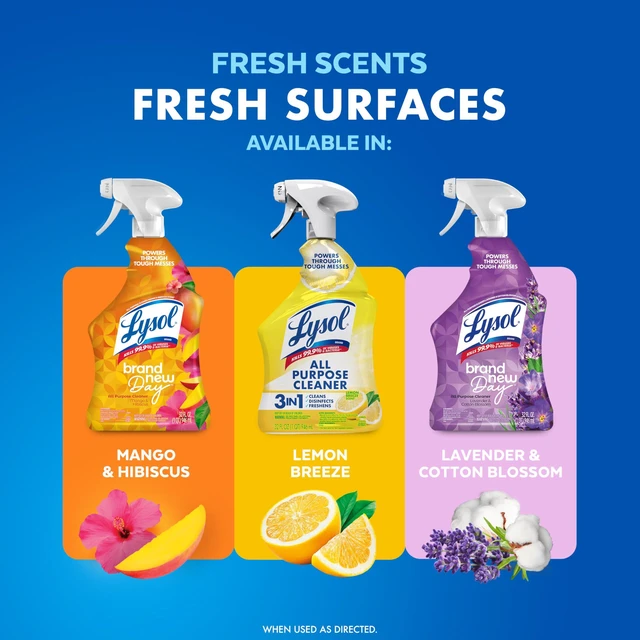 Alt view image 4 of 6 - Lysol All Purpose Cleaner Spray Disinfectant Lemon 32oz