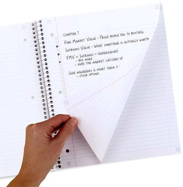 Alt view image 4 of 7 - Five Star National Wildlife Federation Spiral Notebook 1 Subject College Ruled 11" x 8-1/2" 80 Sheets Forest Bear with Study App 1 Count (820088FM)