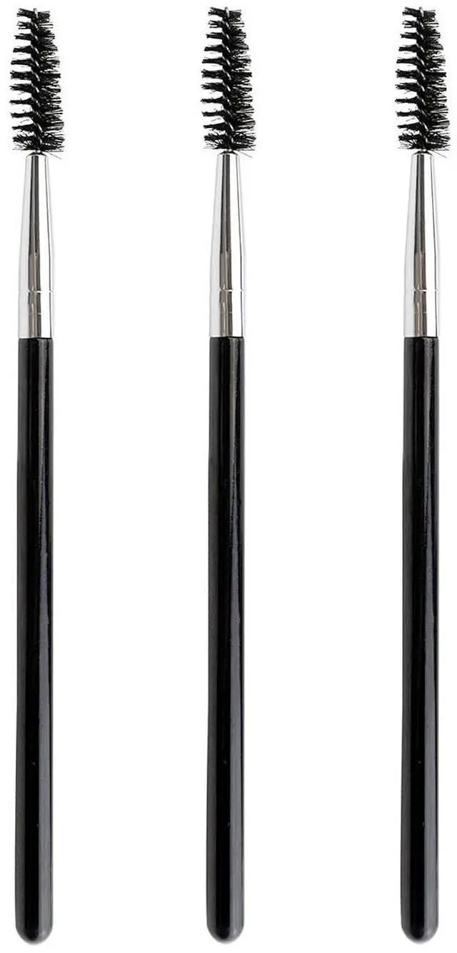 Main image of Quacc 3PCS Eyelash Spoolies Brush, Makeup Lash Wands, Black