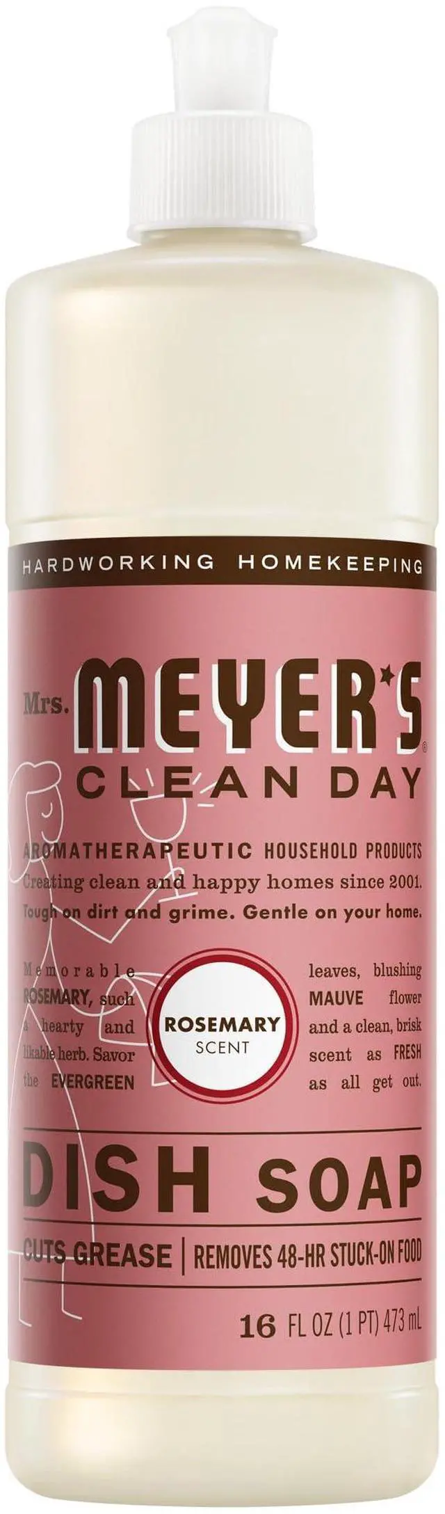 Main image of Mrs. Meyer's Clean Day Liquid Dish Soap, Rosemary, 16 fl oz