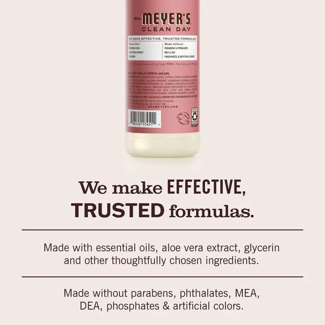 Alt view image 3 of 6 - Mrs. Meyer's Clean Day Liquid Dish Soap, Rosemary, 16 fl oz