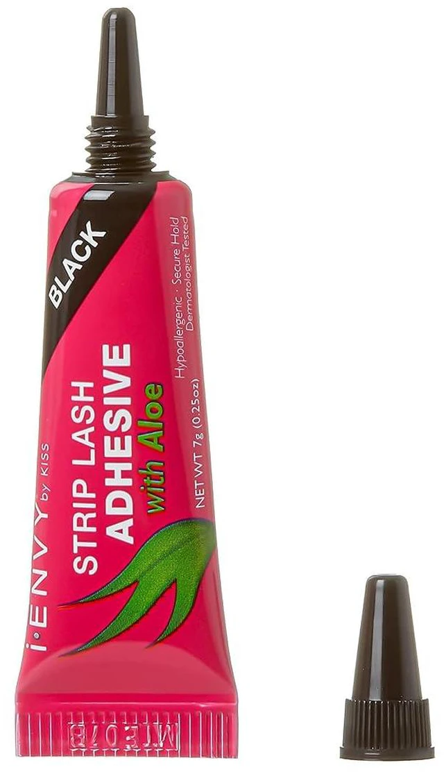 Alt view image 2 of 6 - Kiss I Envy Strip Eyelash Adhesive Black with Aloe KPEG02A