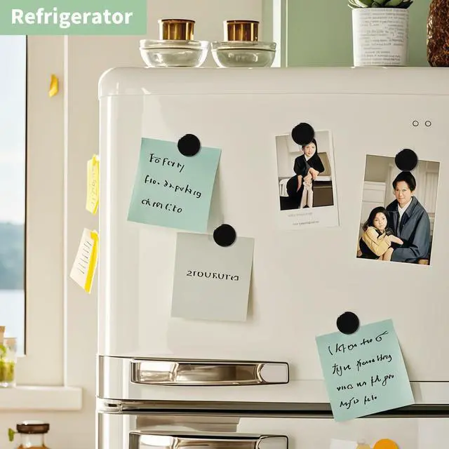 Alt view image 3 of 7 - Small Round Heavy Duty Fridge Magnets 20Pcs Whiteboard Classroom Use