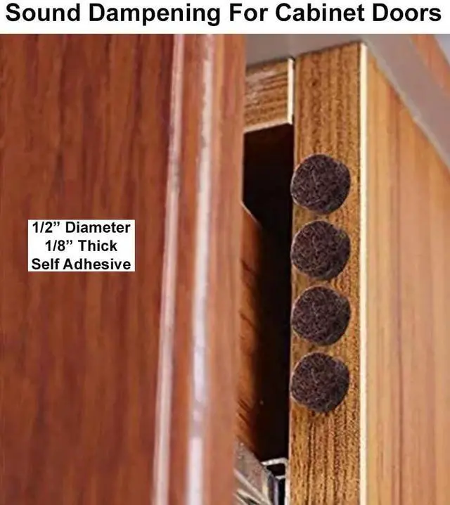 Alt view image 2 of 5 - Round Black Self-Adhesive Felt Bumpers, 1/2" Diameter x 1/8" Thick, 48 Pack
