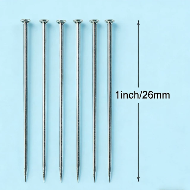 Alt view image 3 of 7 - 500Pcs Stainless Steel Straight Pins, Fine Satin Head Pins for Sewing, Craft, and Jewelry Making