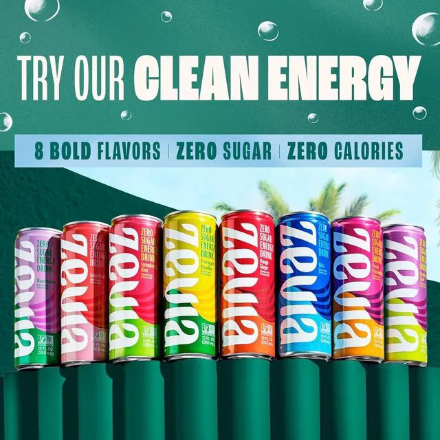 Alt view image 4 of 6 - Zevia Zero Sugar Soda Peaches and Cream 12 oz Cans (8-Pack) Caffeine Free Naturally Sweetened No Calorie Non-GMO Project Verified Gluten-Free Vegan