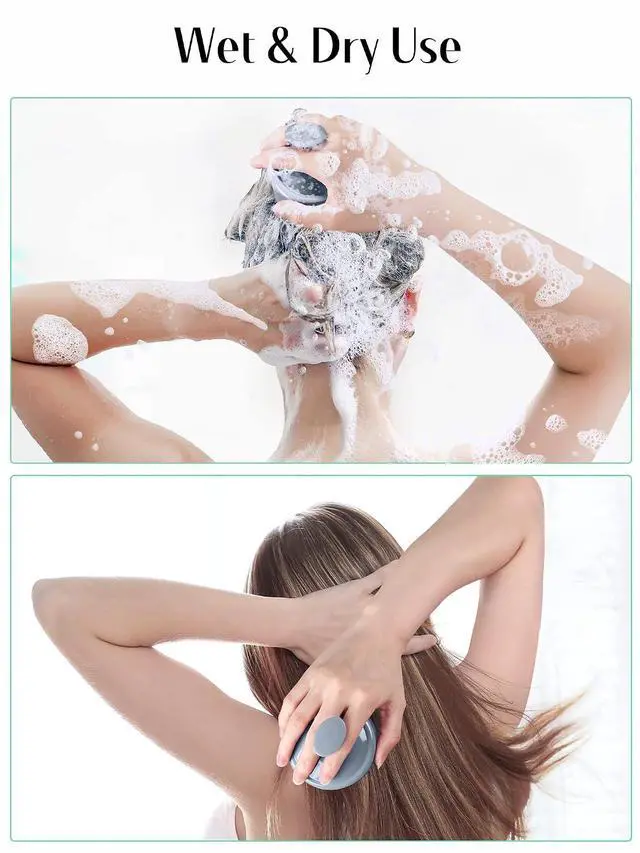 Alt view image 5 of 6 - HEETA Scalp Massager Hair Growth Scrubber for Dandruff Removal Hair Care