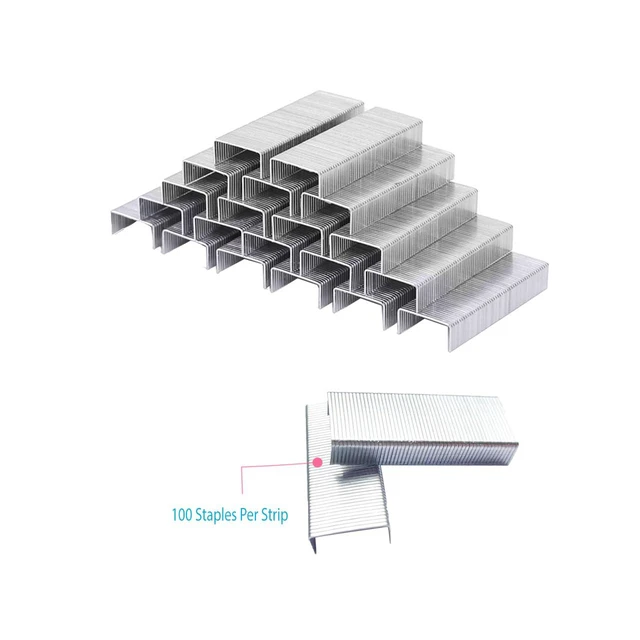 Alt view image 5 of 5 - 4000Pcs 1/4 Inch 26/6 Type Standard Galvanized Desktop Staples