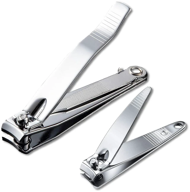 Main image of ULYSIA Nail Clippers Set, Ultra Sharp Stainless Steel Fingernail and Toenail Clippers, Travel Nail Kit for Men and Women