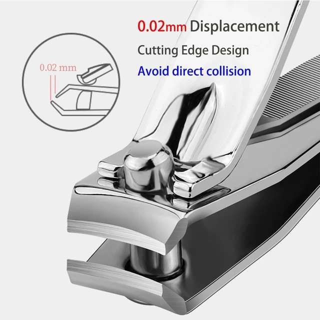 Alt view image 2 of 5 - ULYSIA Nail Clippers Set, Ultra Sharp Stainless Steel Fingernail and Toenail Clippers, Travel Nail Kit for Men and Women