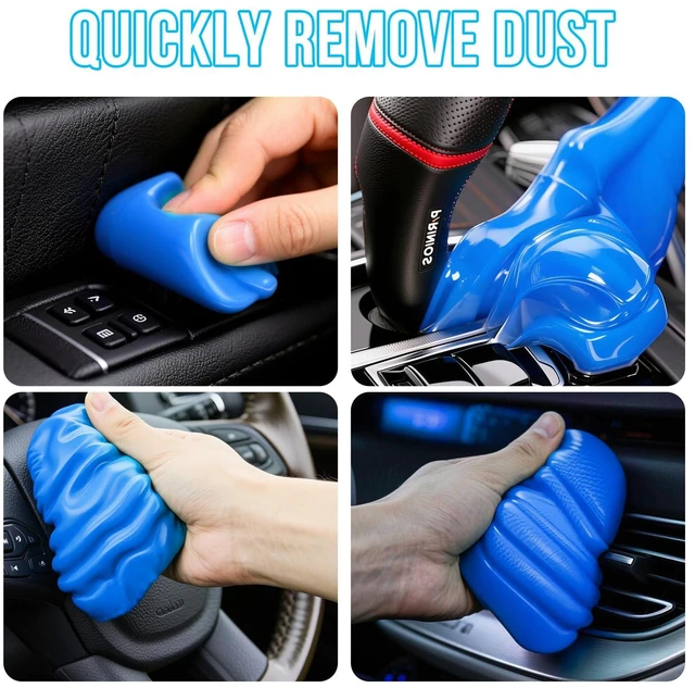 Alt view image 3 of 6 - Car Cleaning Gel Detailing Putty, Universal Interior Cleaner Slime, Auto Detailing Tools, Dust Remover Cleaning Kit, 5.6oz