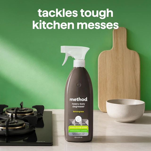Alt view image 4 of 7 - Method Heavy Duty Degreaser, Lemongrass Scent, 28fl oz