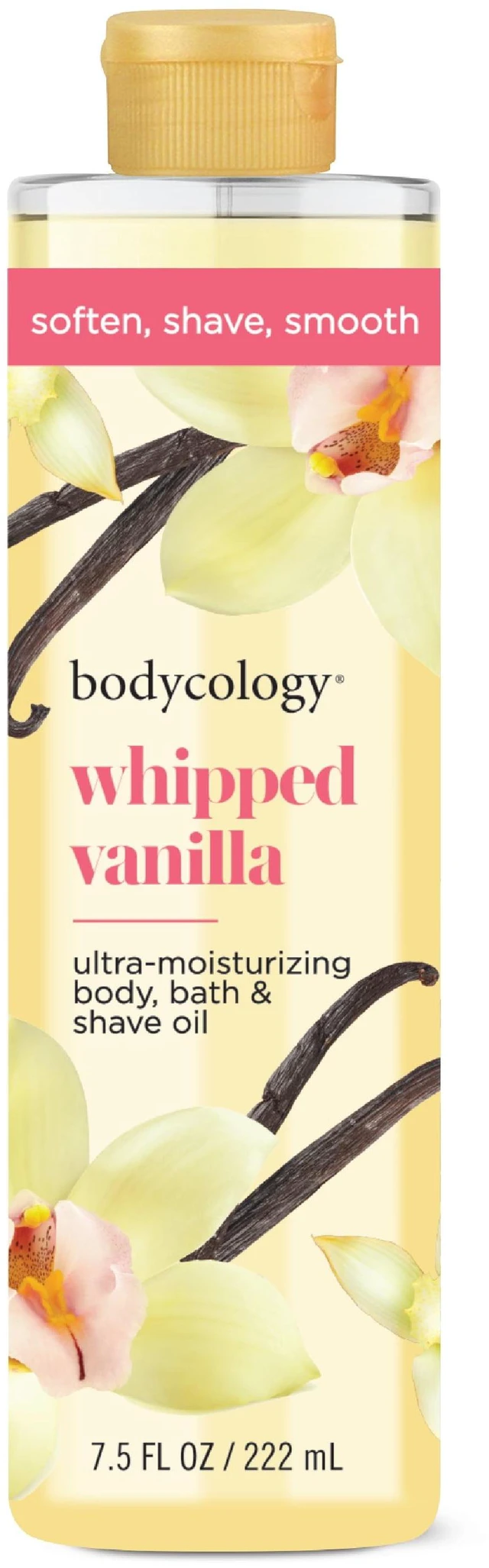 Main image of Bodycology Whipped Vanilla Ultra-Moisturizing Body Bath & Shave Oil, 7.5fl oz