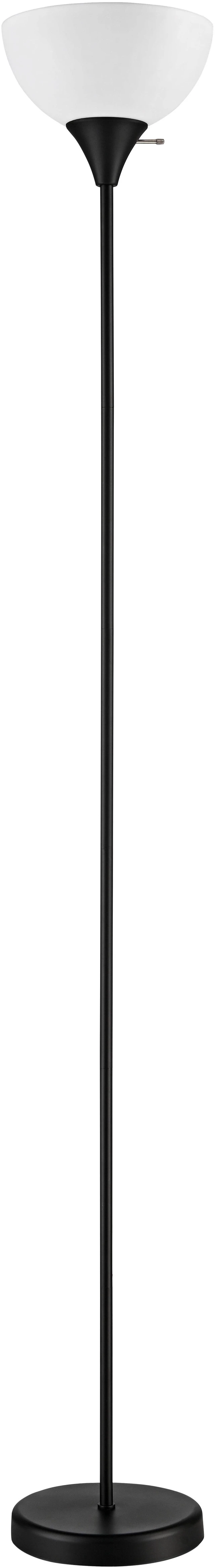 Main image of Mainstays 71 in Black Floor Lamp with 3-Way Switch