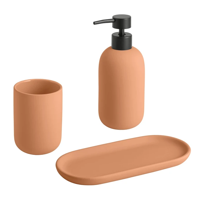 Alt view image 3 of 7 - Mainstays Soft Touch Ceramic Soap and Lotion Pump, Terra