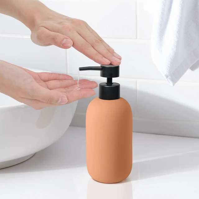 Alt view image 4 of 7 - Mainstays Soft Touch Ceramic Soap and Lotion Pump, Terra