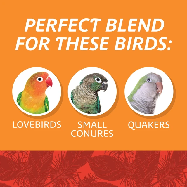 Alt view image 6 of 6 - Pennington Medium Bird Blend for Cockatiels and Love Birds, 3lb Bag
