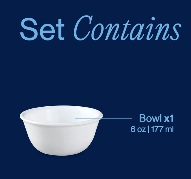 Alt view image 3 of 5 - Corelle Winter Frost White Round Ramekin Bowl, 6-oz
