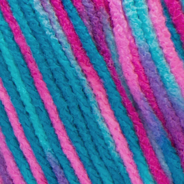 Alt view image 3 of 3 - Red Heart Super Saver 4 Medium Acrylic Yarn, Bonbon Print, 5oz/142g, 236 Yards