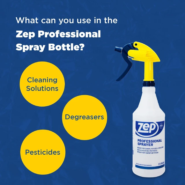 Alt view image 4 of 5 - Zep Adjustable Nozzle Spray Bottle, Clear, 32fl oz