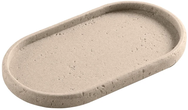 Main image of Better Homes & Gardens Faux Stone Accessory Tray