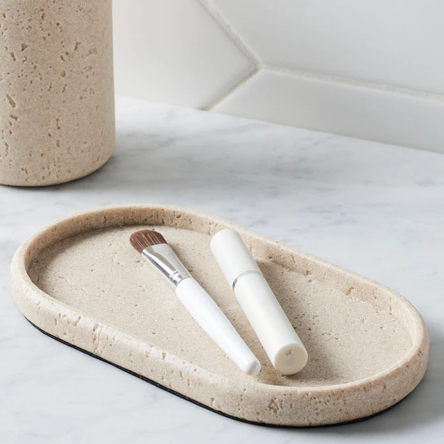 Alt view image 3 of 6 - Better Homes & Gardens Faux Stone Accessory Tray