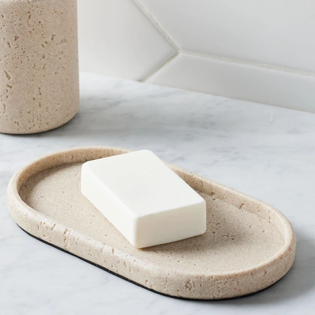 Alt view image 6 of 6 - Better Homes & Gardens Faux Stone Accessory Tray