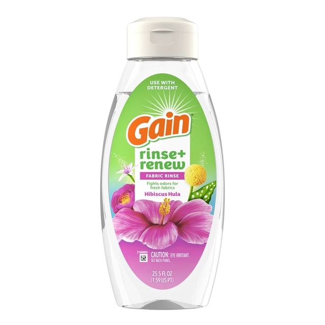 Alt view image 6 of 6 - Gain Odor Fighter Fabric Rinse, 25.5fl oz, Hibiscus Hula Scent