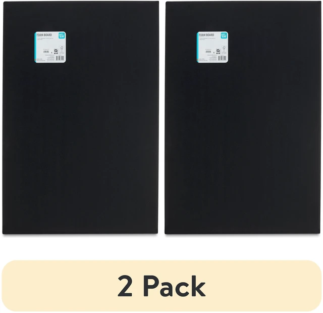 Main image of 2 Pack Pen+Gear Black Foam Board, 20" x 30"