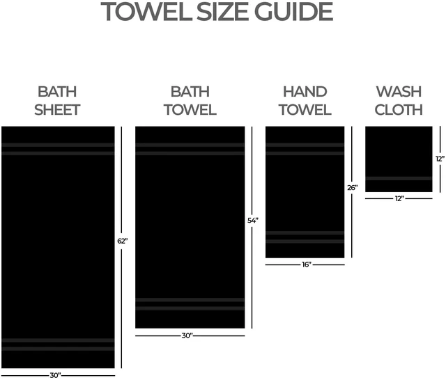 Alt view image 3 of 6 - Mainstays Performance Cotton Bath Towel, Quick Dry, Fade Resistant, Black