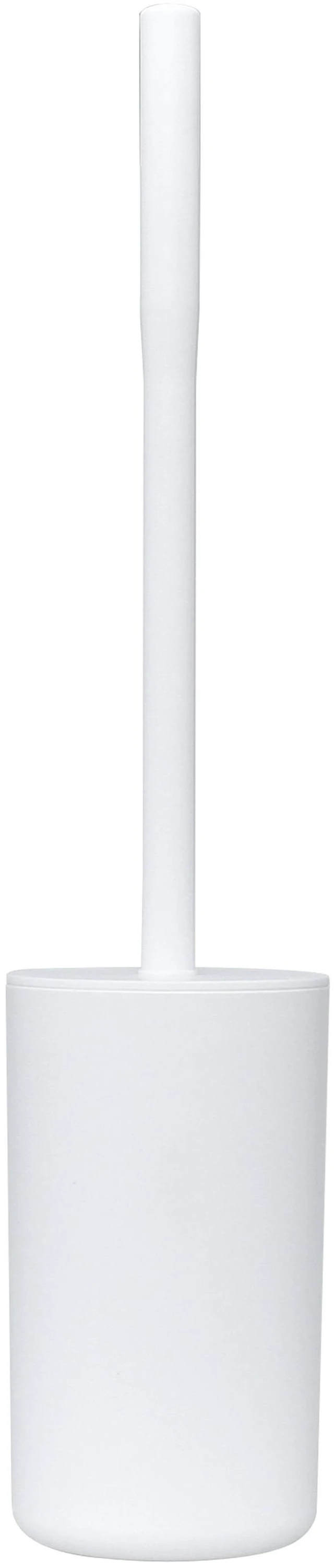 Alt view image 2 of 6 - Mainstays Basics Plastic Toilet Brush and Holder Set, White