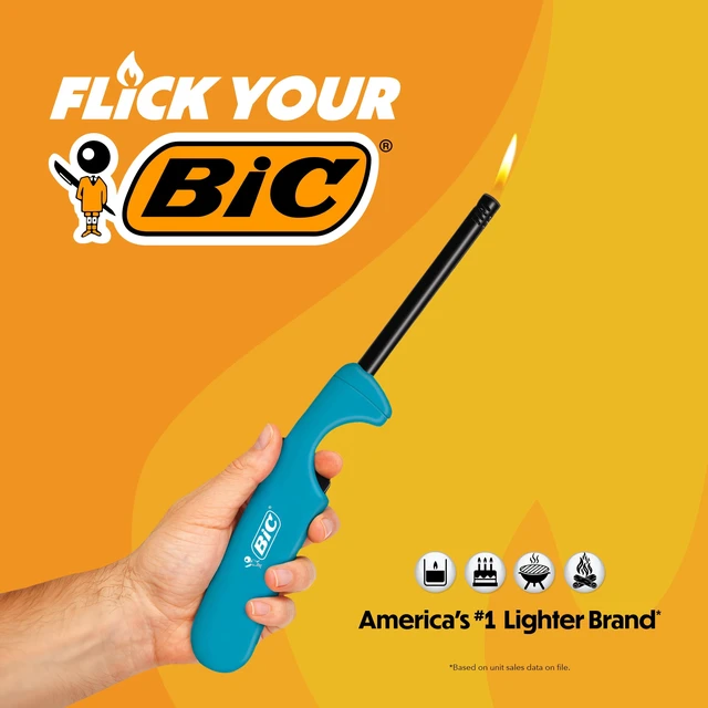 Alt view image 3 of 5 - BIC Multi-Purpose Lighters Classic Collection Pack of Two