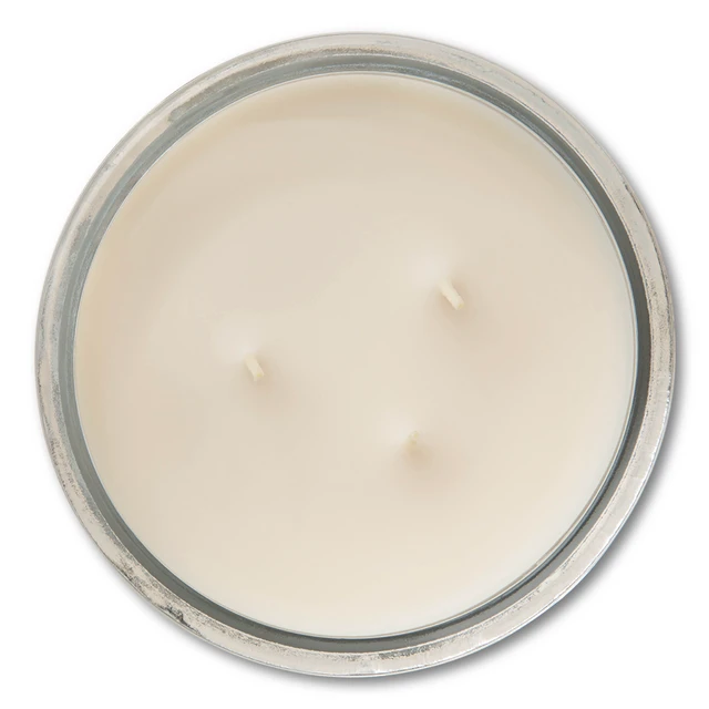 Alt view image 6 of 6 - Mainstays 3-Wick Scented Glass Jar Candle, Vanilla, 11.5 oz, 2 Pack