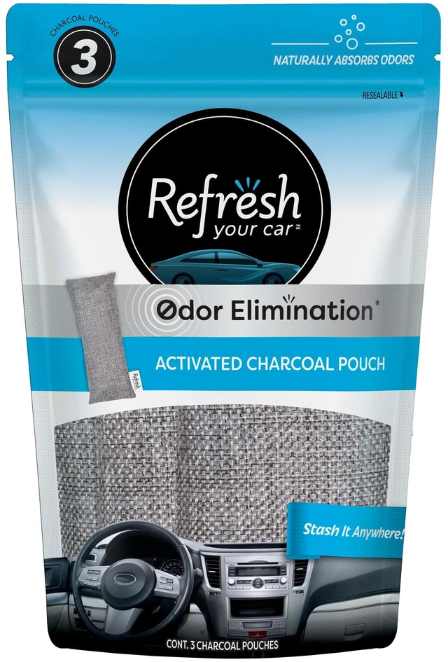 Main image of Charcoal Bag Air Freshener, 3 Count