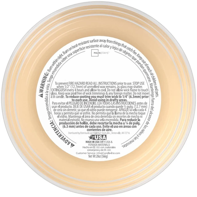 Alt view image 2 of 5 - Mainstays 20oz Single-Wick Scented Glass Jar Candle, Frosted Spice Cupcakes