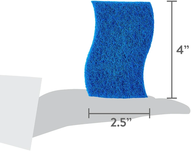 Alt view image 2 of 7 - Great Value Non-Scratch Scrub Sponges, 8 Count