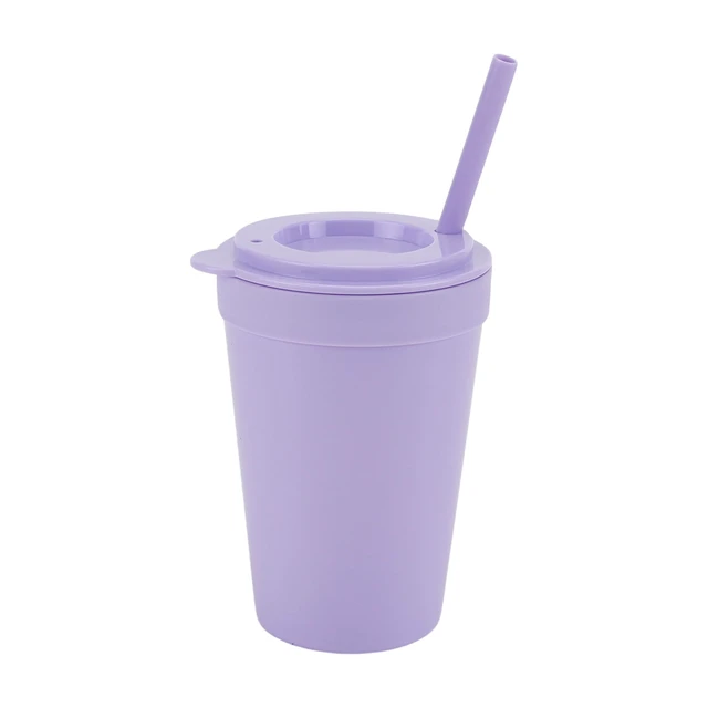 Alt view image 5 of 6 - Your Zone 4-Pack 15oz Tumblers with Lids and Straws, Multicolor