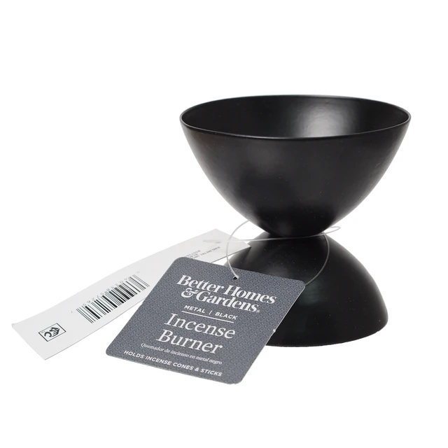 Alt view image 3 of 6 - Better Homes & Gardens Black Metal Incense Burner, 3-Pack