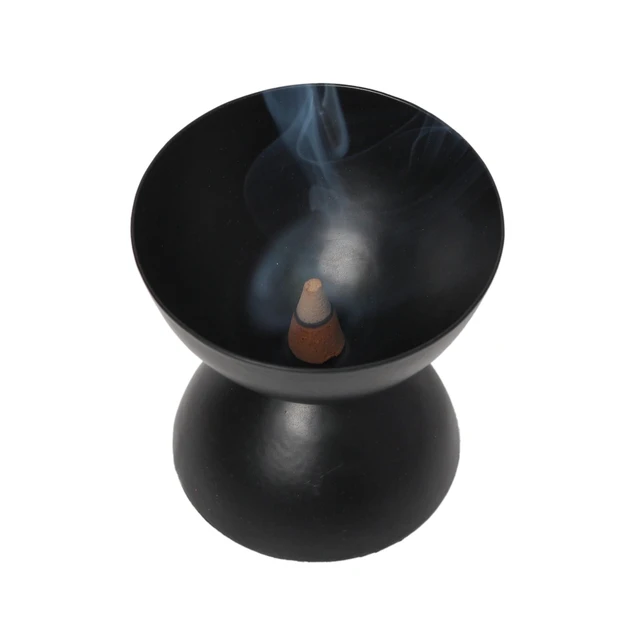 Alt view image 4 of 6 - Better Homes & Gardens Black Metal Incense Burner, 3-Pack